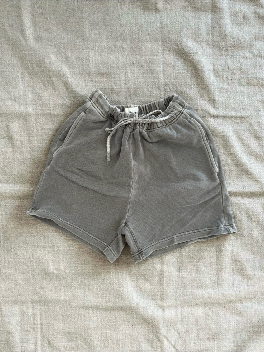 ELWOOD Casual Drawstring Cotton Shorts in Green